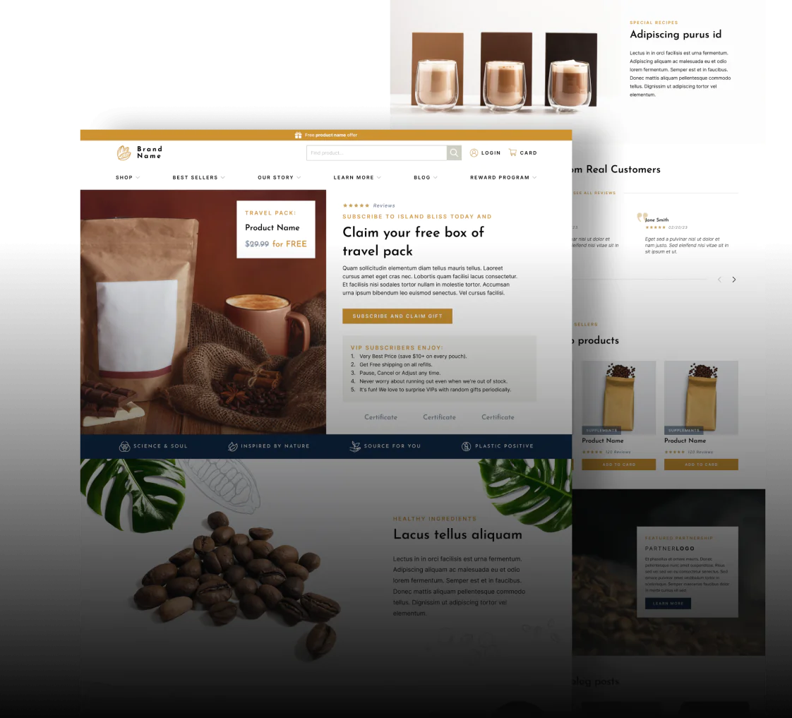 Superfood and Supplements Online Store